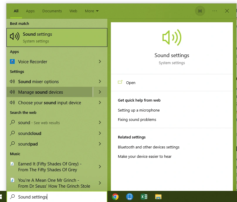 how to reset all sound settings on windows 10
