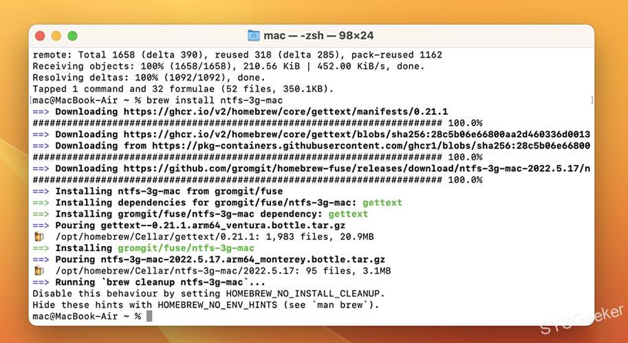 install ntfs-3g-mac