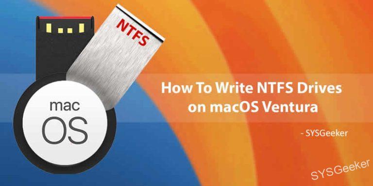 Read more about the article How To Read and Write NTFS Drives on macOS Ventura 13