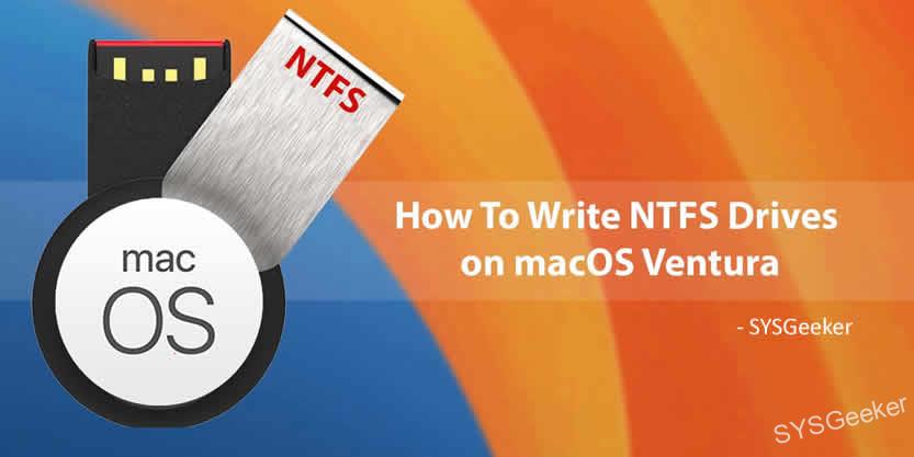How To Write NTFS Drives on macOS Ventura