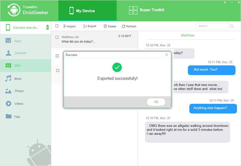 droid-geeker-export-sms