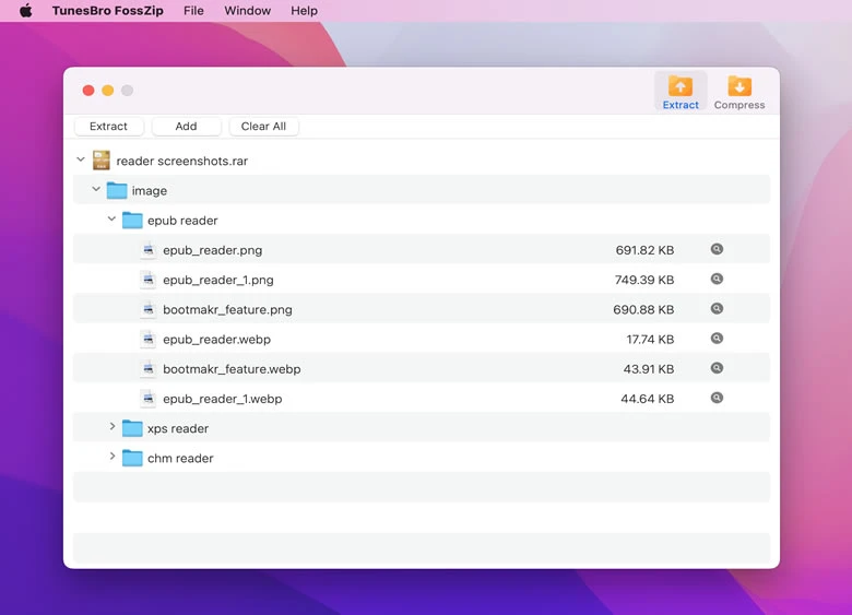 extract zip file on mac