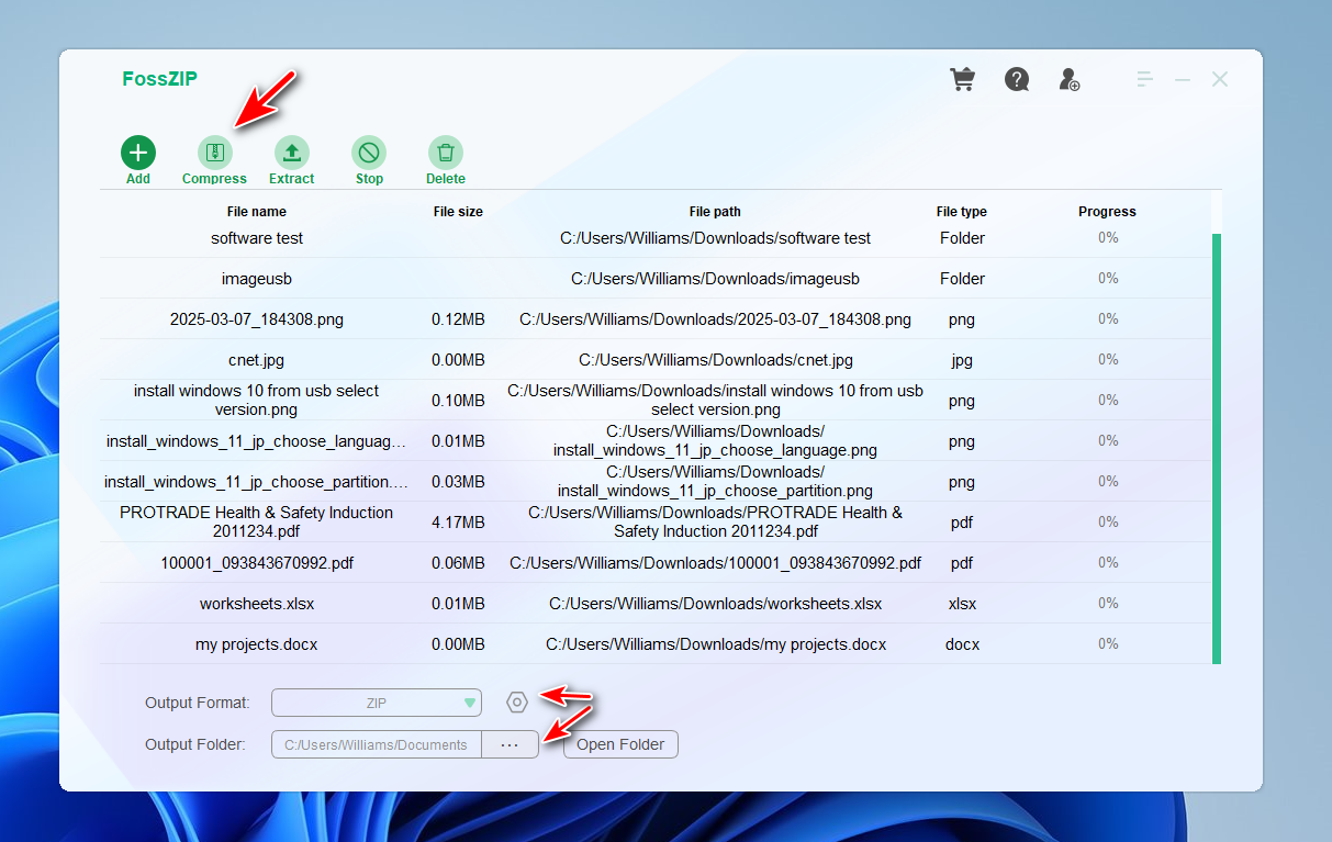 fosszip-windows-add-file