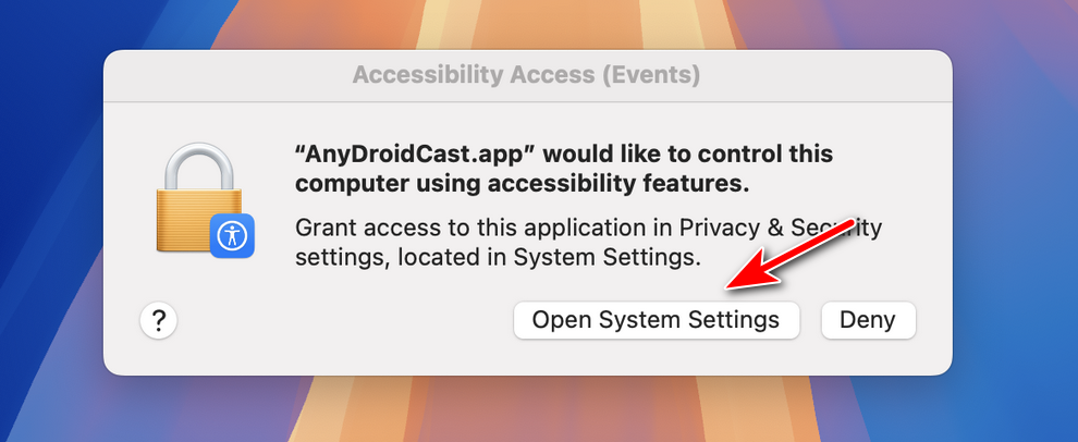 anydroidcast permissions