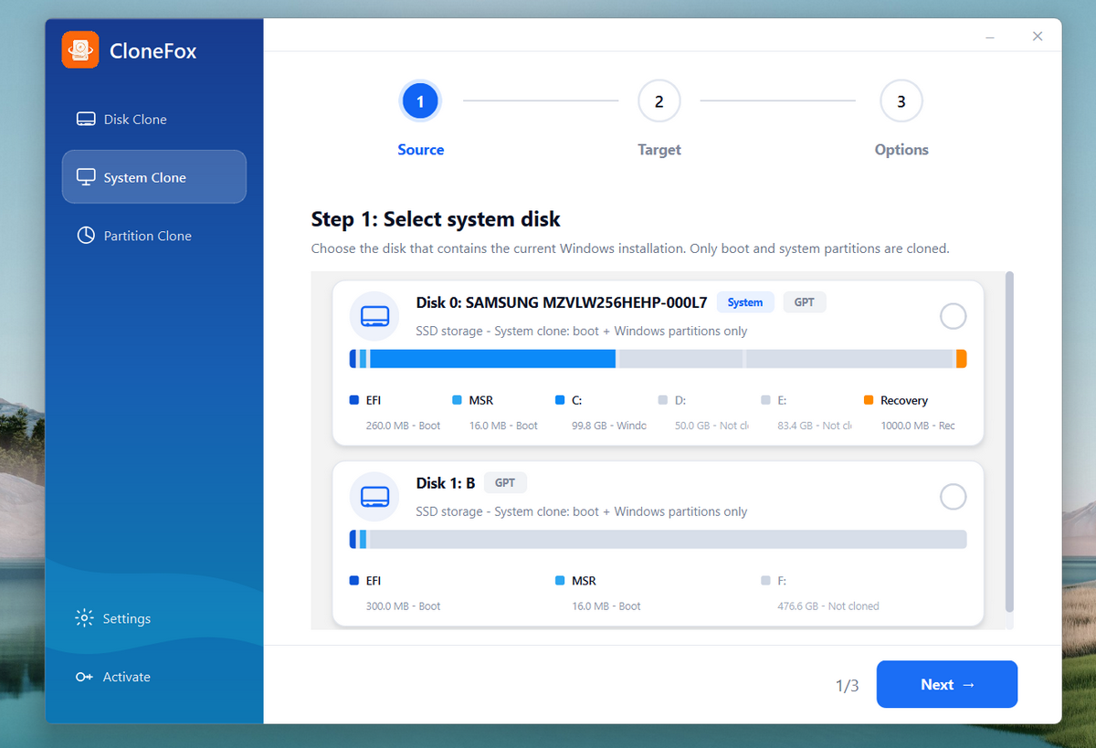 SysGeeker CloneFox Windows Clone