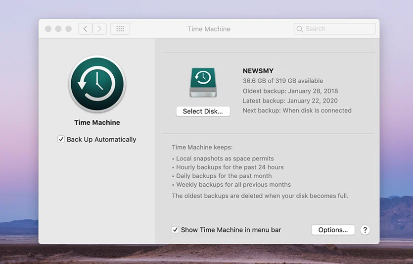 Create a Backup for Your Mac
