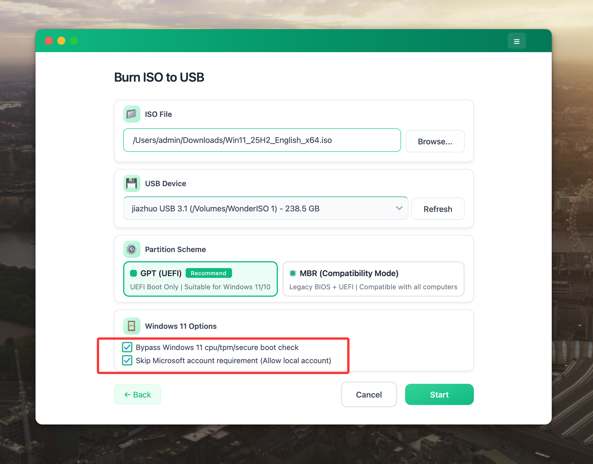 import iso to wonderiso