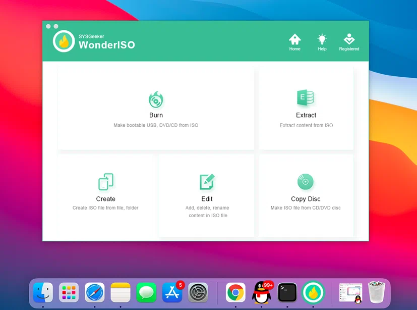 wonderiso for mac tool install