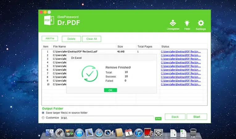 remove PDF password on mac