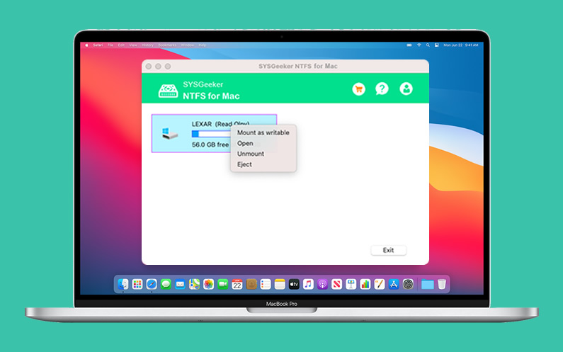 download SYSGeeker NTFS for Mac