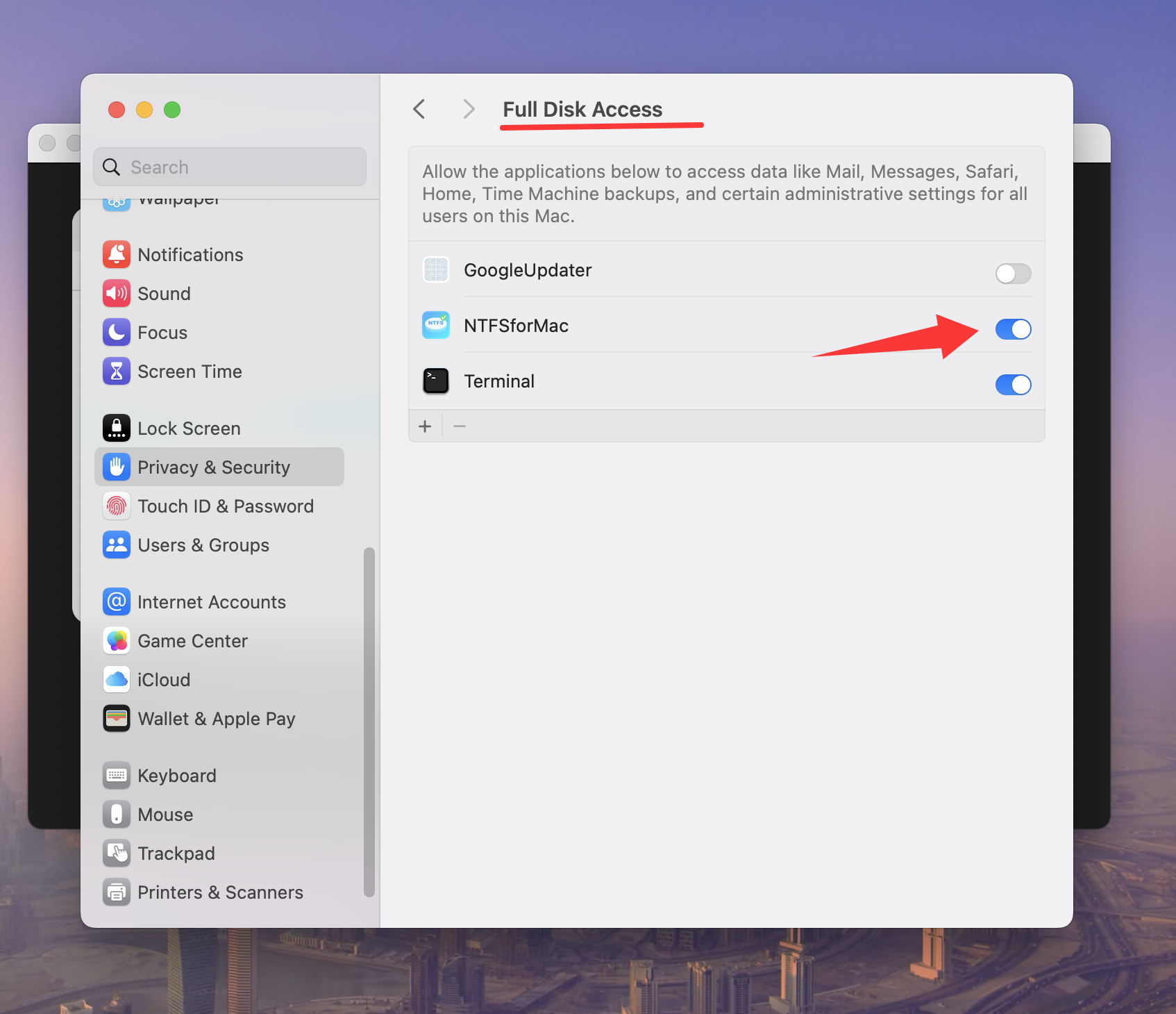 install NTFS for Mac tool
