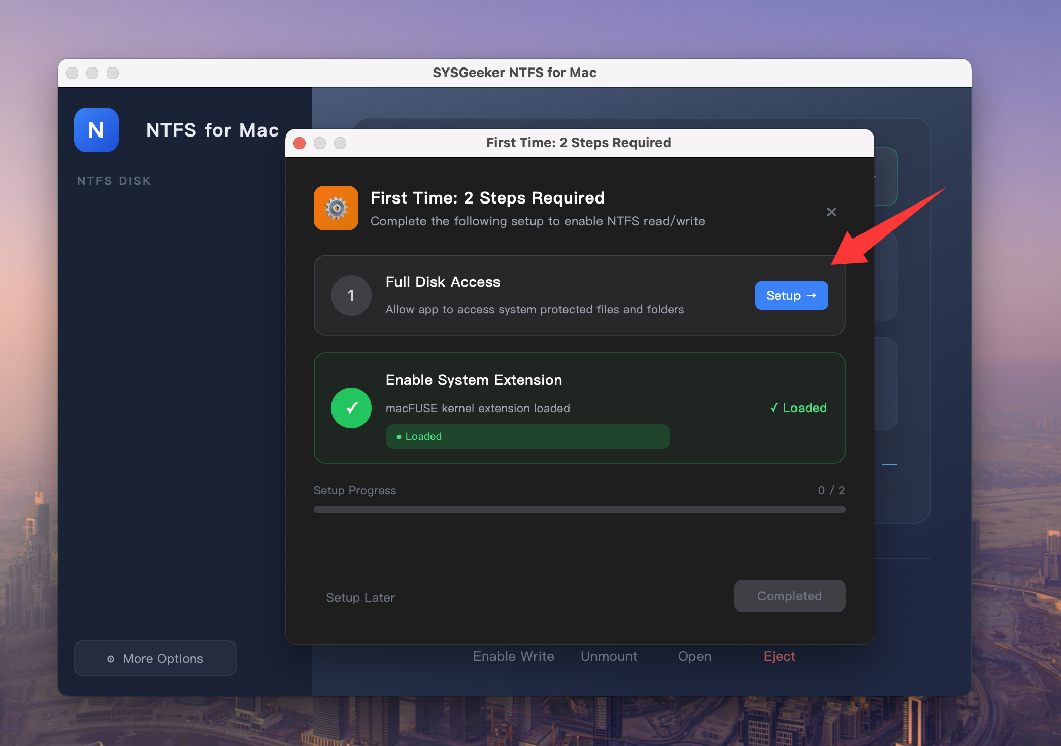 install NTFS for Mac tool