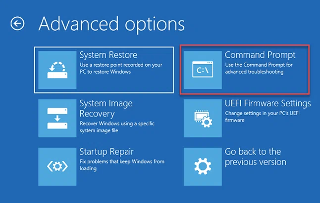 open command prompt